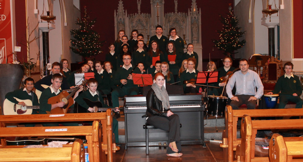 Davitt College Choir Performs at Holy Rosary Christmas Carol Service