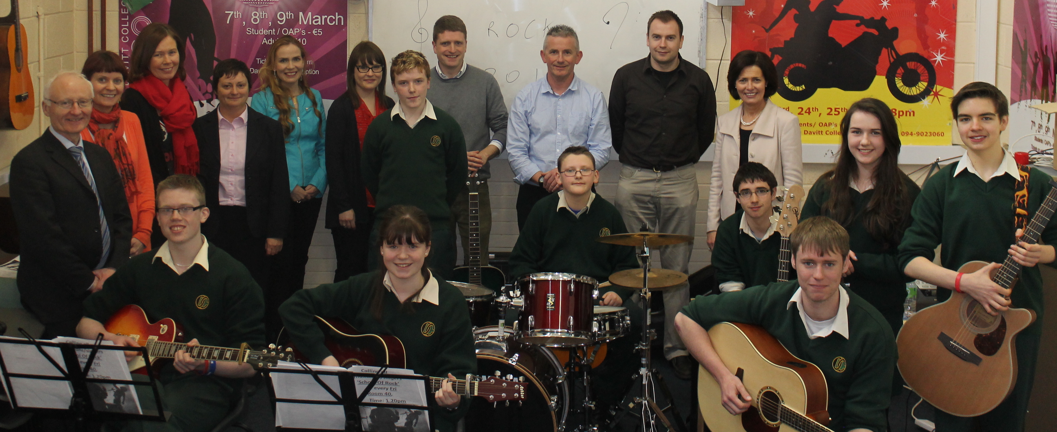 Soroptimist International Castlebar Supports Music Programme at Davitt College