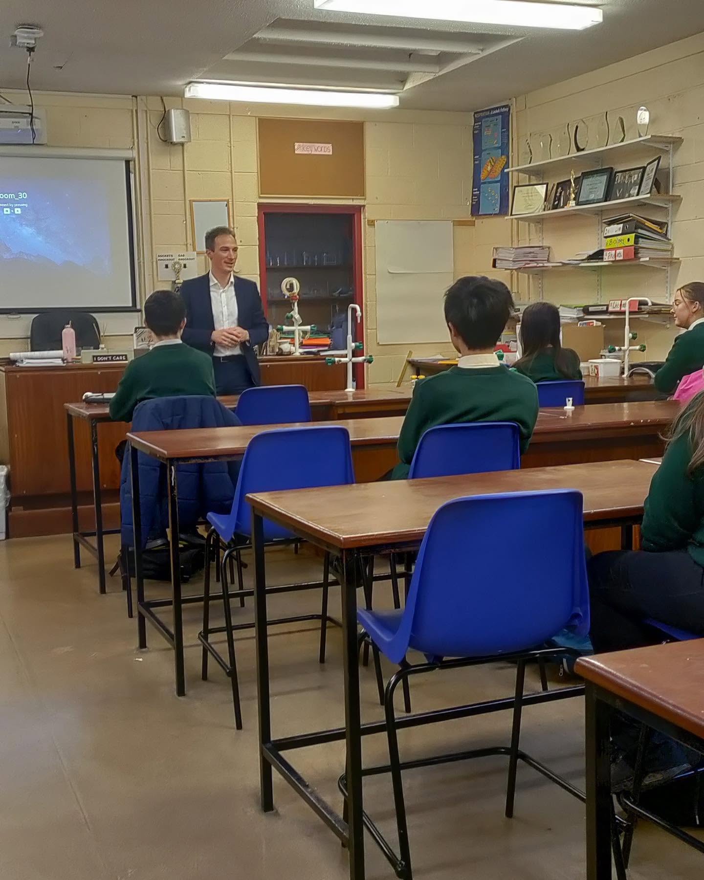 Welcoming Alan Dillon TD to Class 2E!