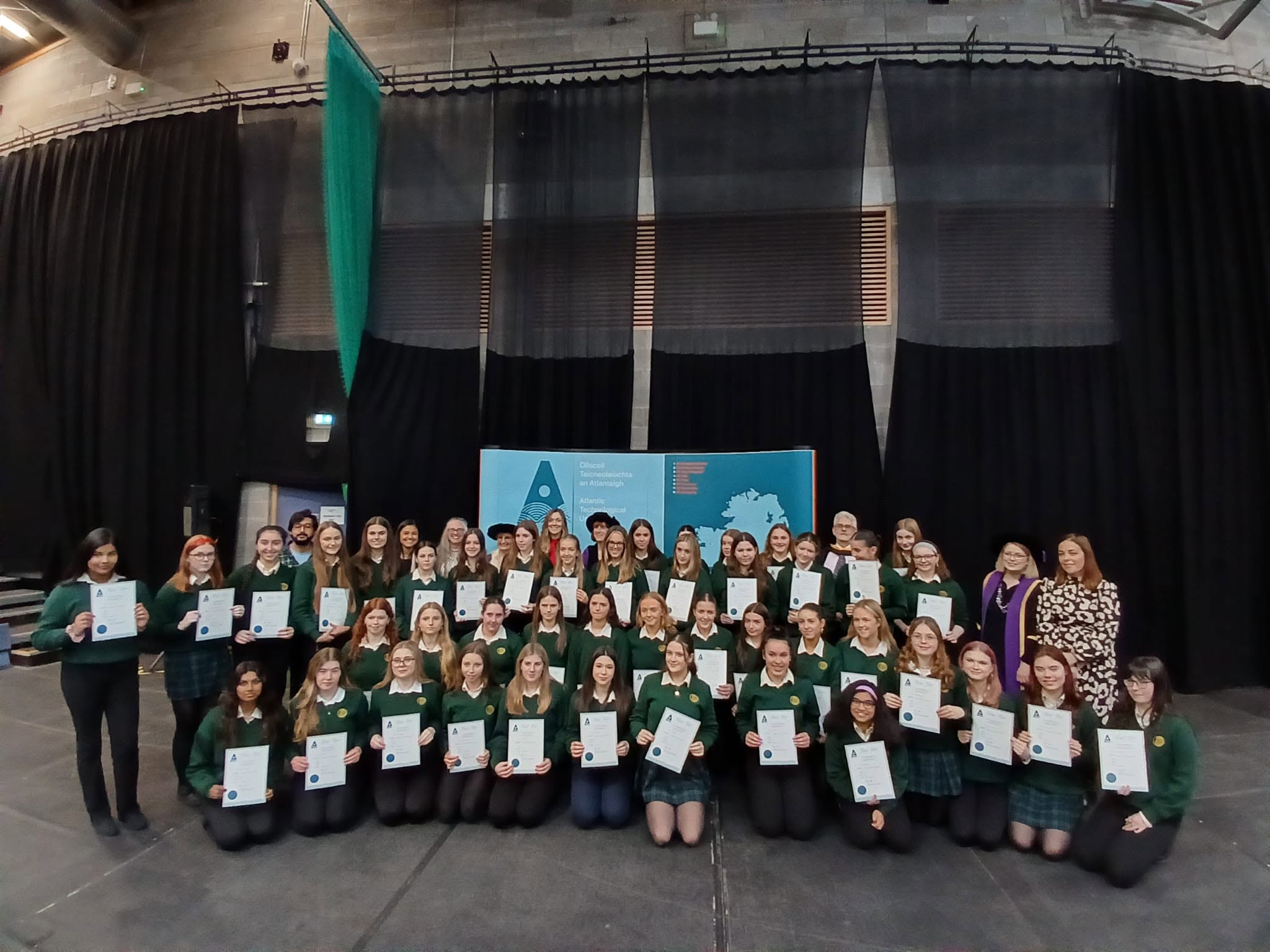 Fifty Senior Graphics Students Awarded University Level 6 Certificates in 21st Century STEM Skills