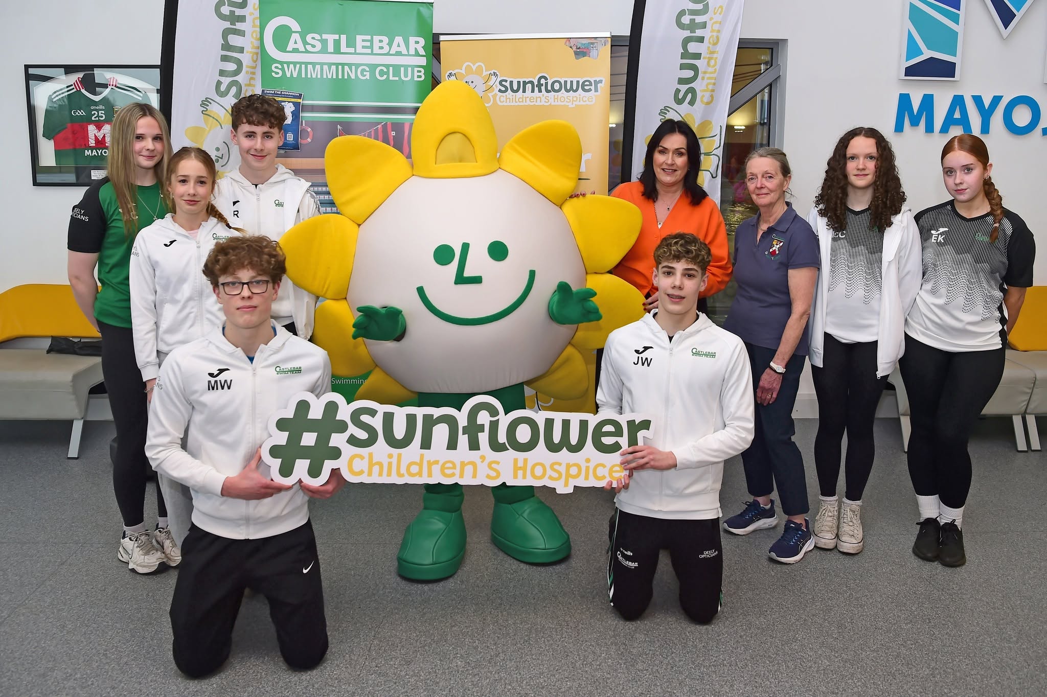 Swim Team Raises Over €1,200 for Sunflower Children’s Hospice