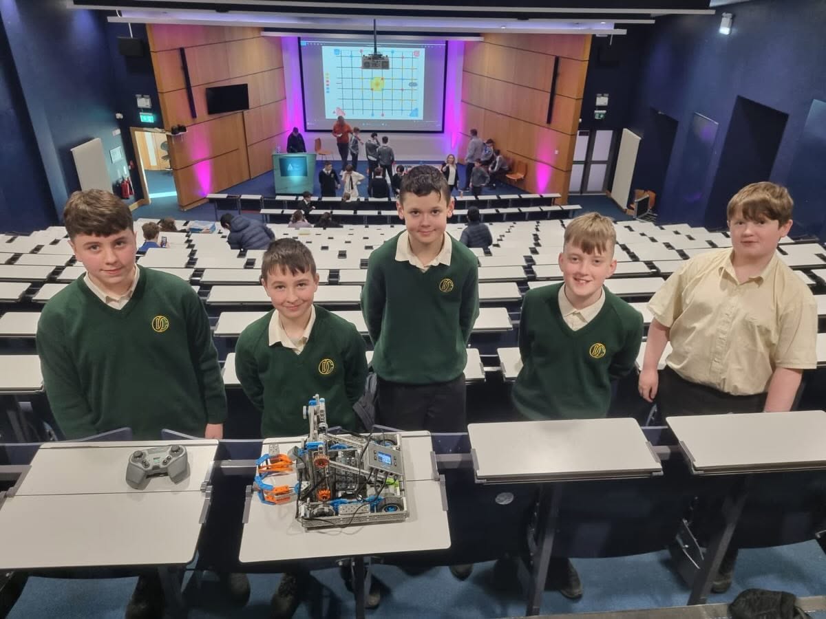 Davitt College Code and Drive at the VEX IQ Robotics Competition!