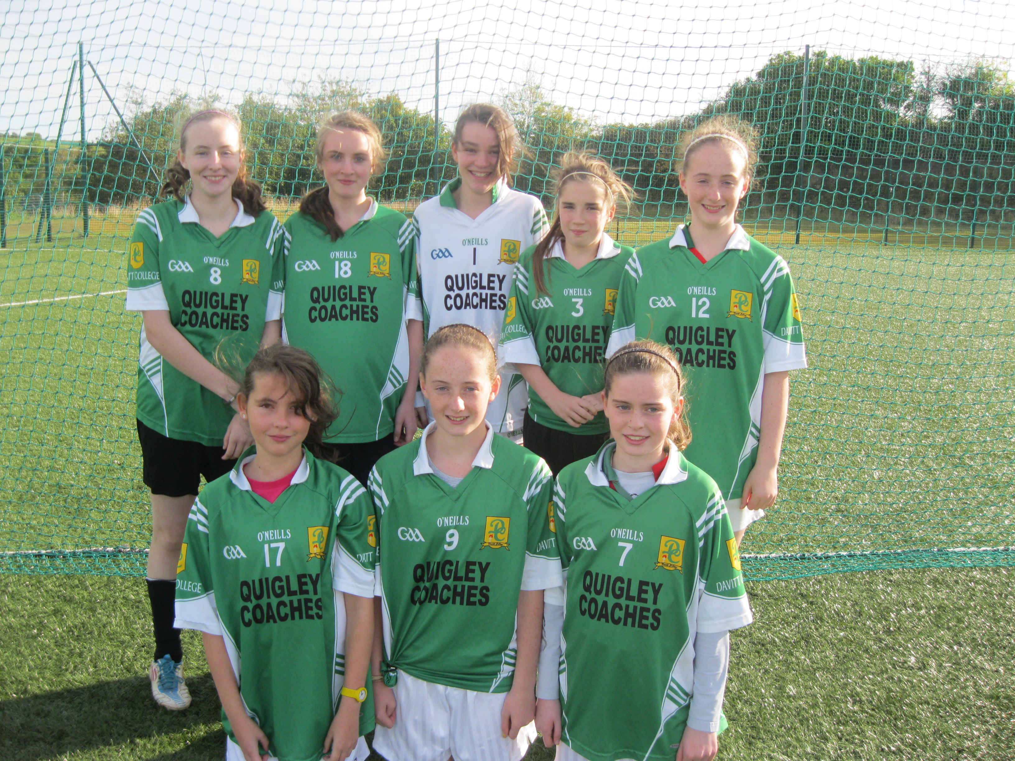 1st Yr Girls  7-a-side Soccer Team