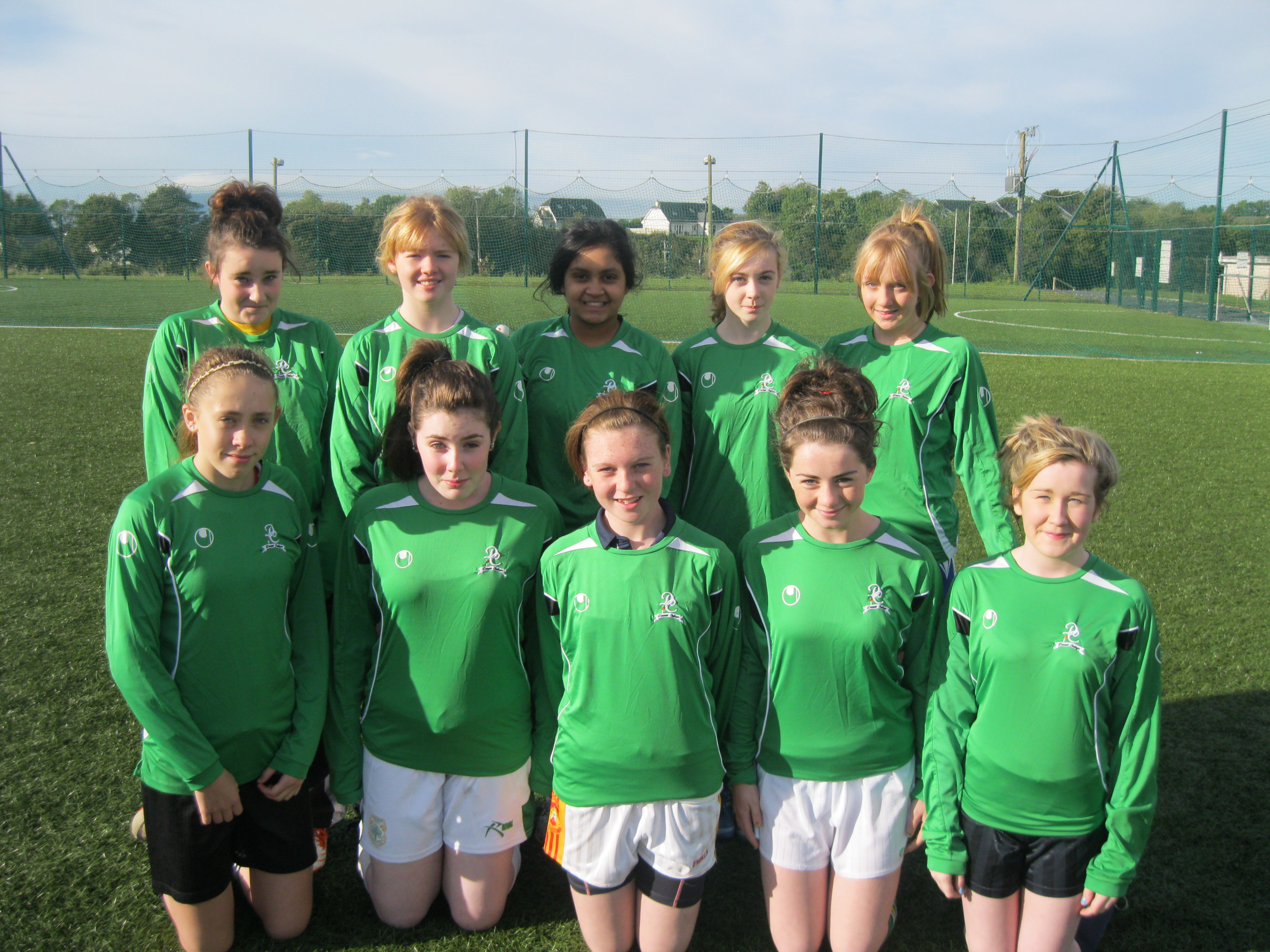 2nd Yr Girls 7-a-side Soccer Team