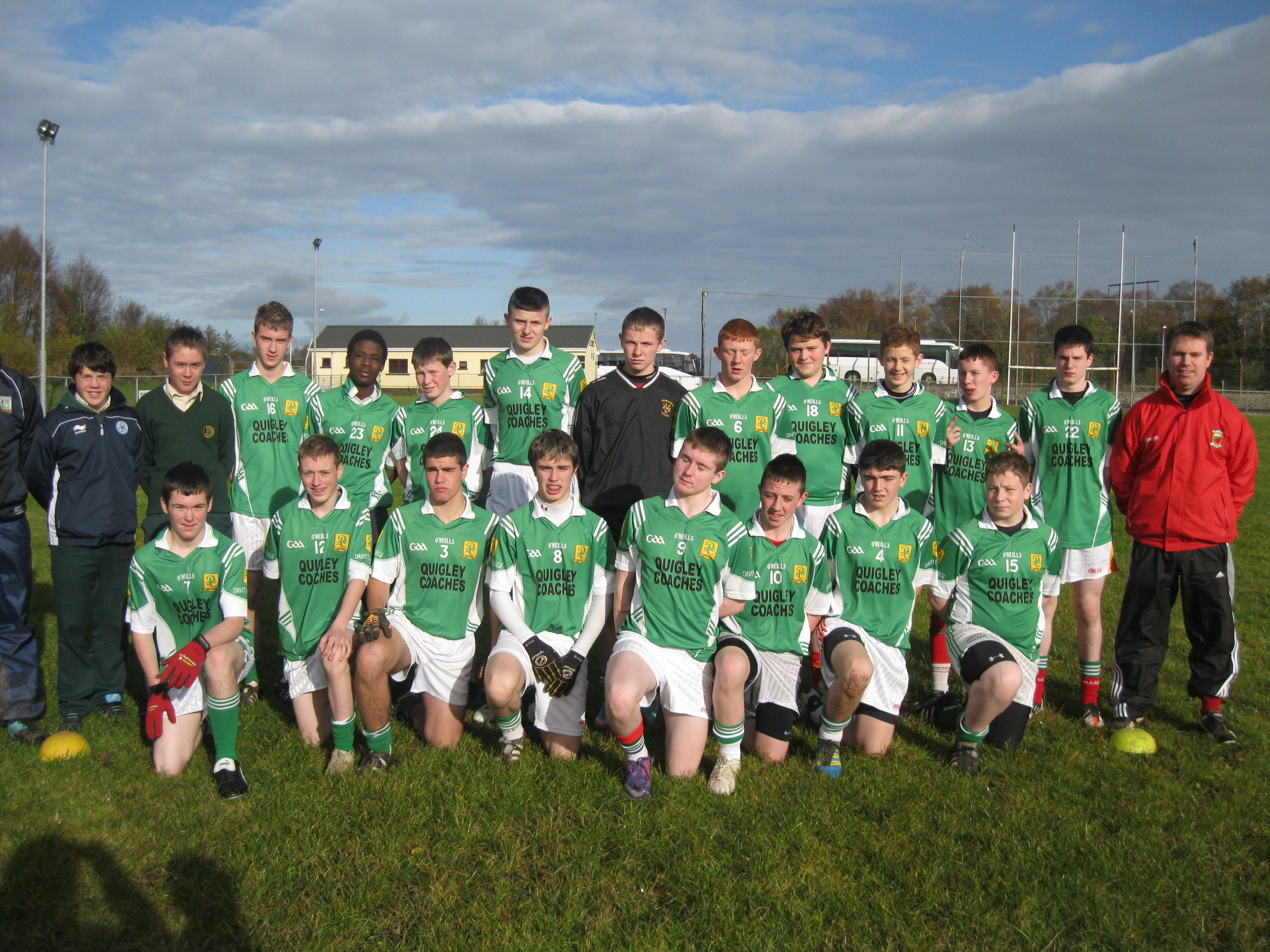 Boys U-16 Gaelic Team
