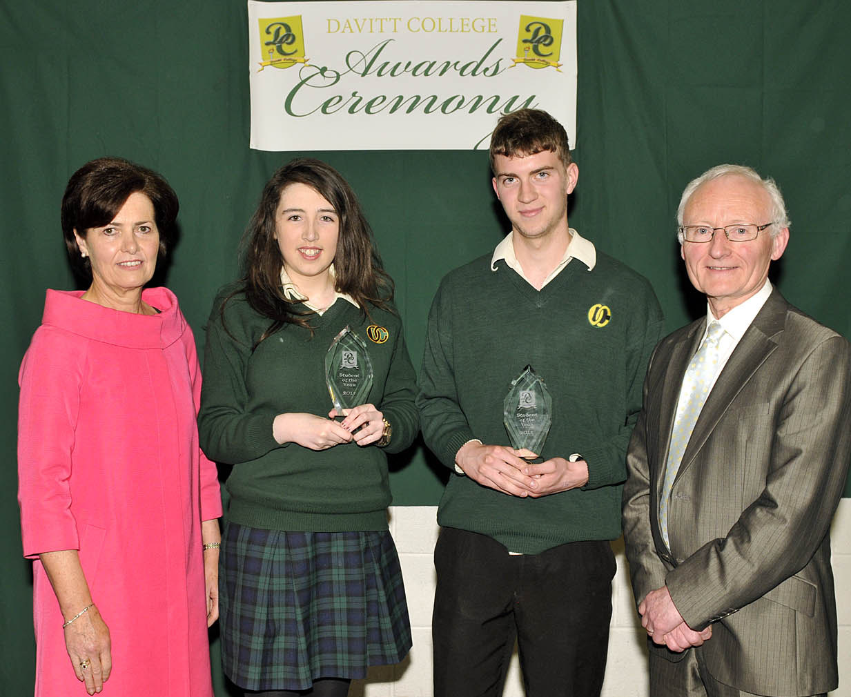 Davitt College Students of the Year 2015