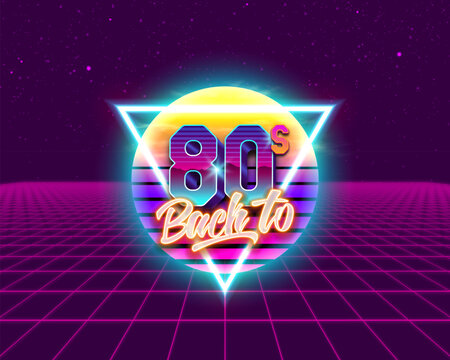Back to the 80s Poster