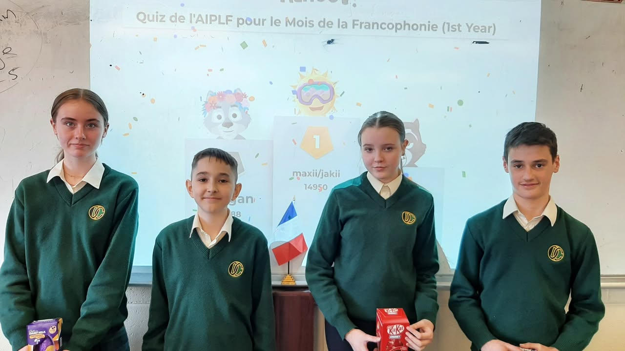 Francophonie Quiz Winners
