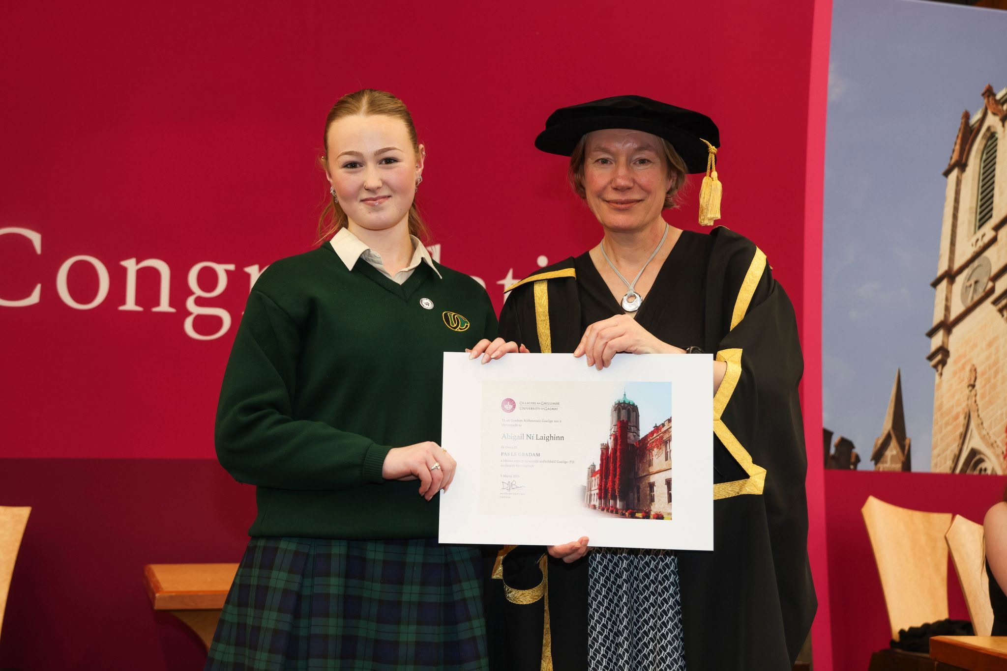 Abigail Lane - Distinction in Gaeilge