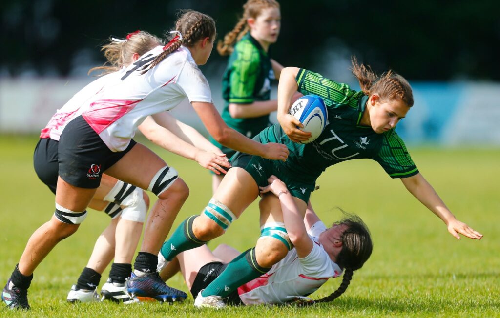 Aine O'Connor Connacht Rugby Interprovincial Action