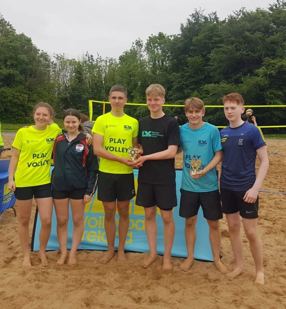 Max and Yaz U18 Beach Volleyball Finalists