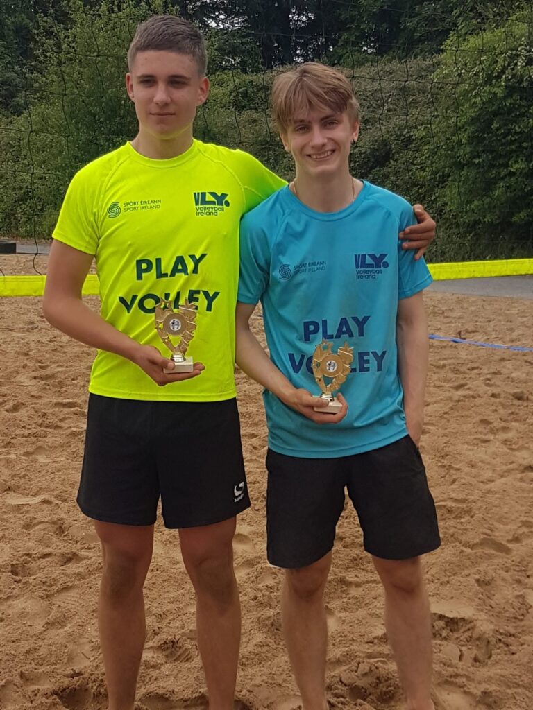 Galway Beach Tour Volleyball Action