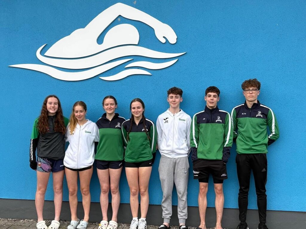 Davitt College Swim Team at Connacht Championships