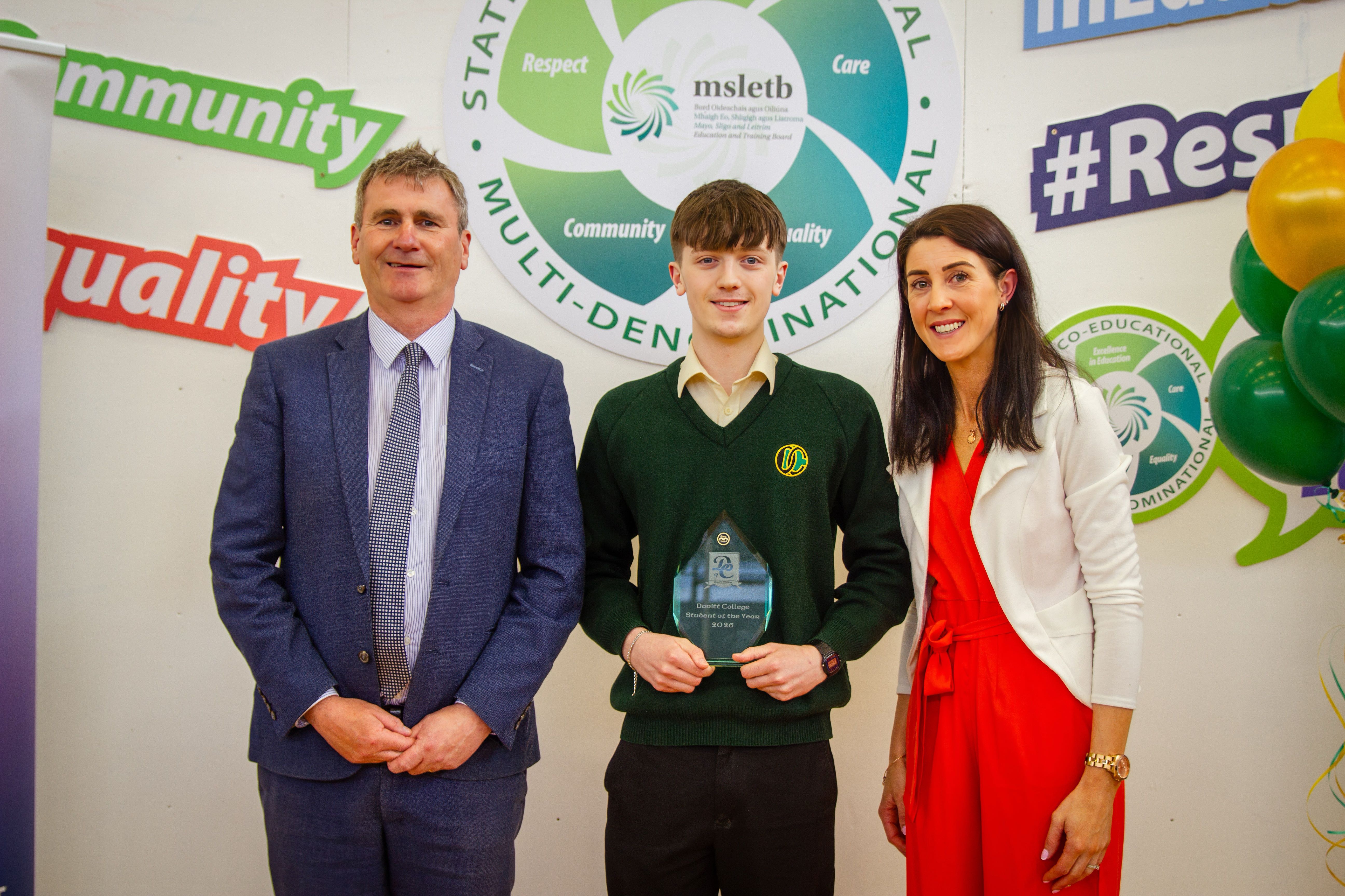 Paddy O'Brien - Male Student of the Year 2026