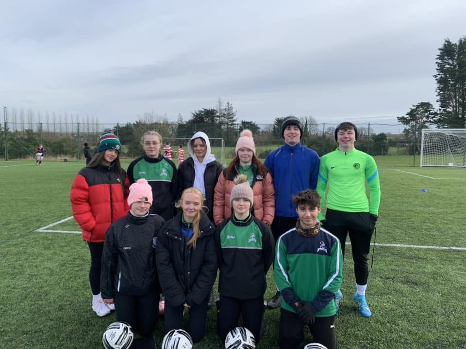Davitt College TY Referees and Mentors at FAI Primary 5s