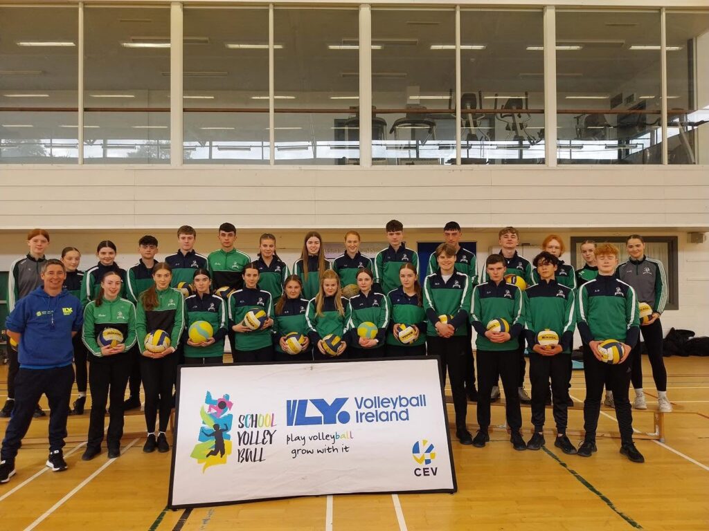 TY Students Volleyball Ireland Spikeball Coaching Course