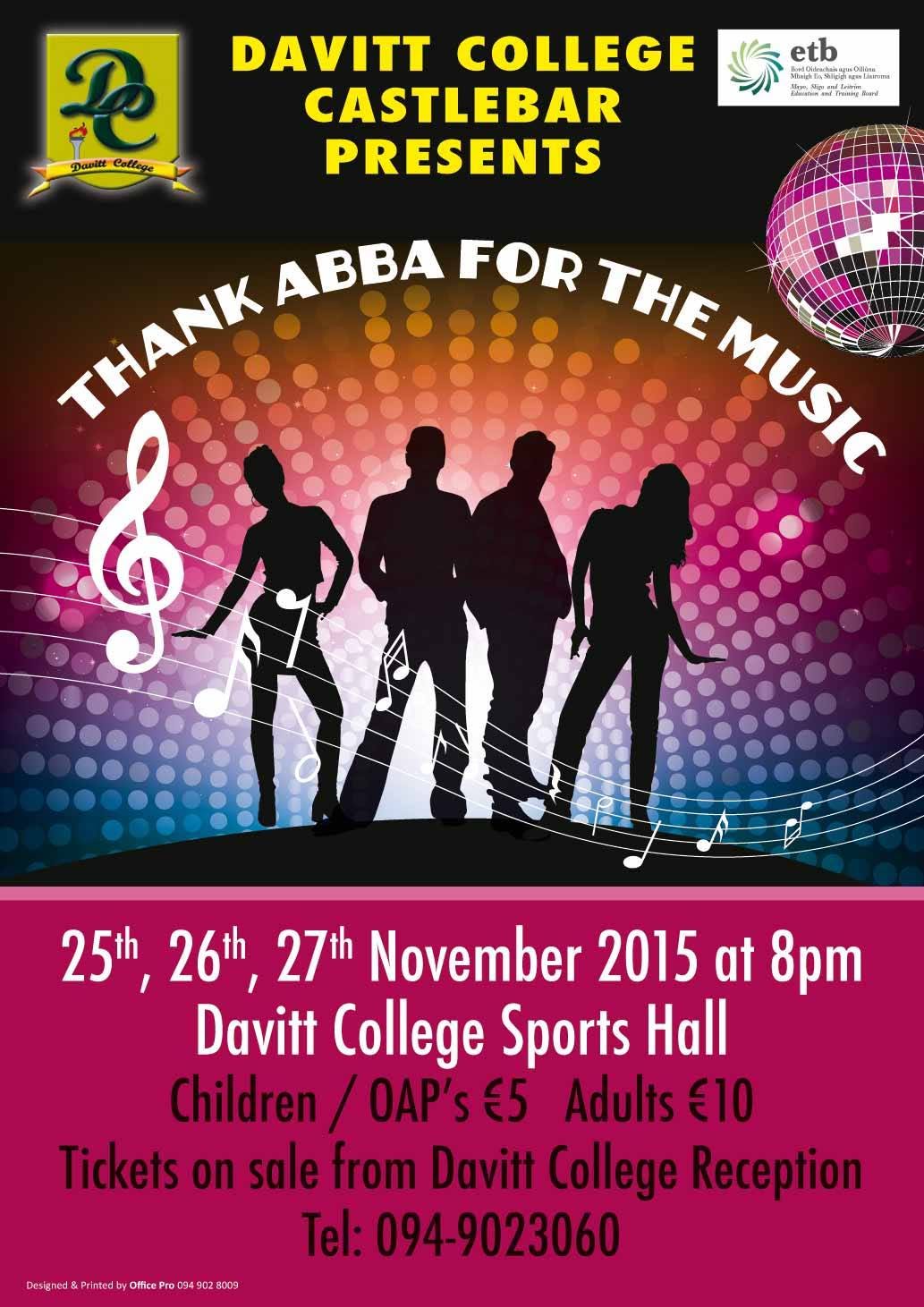Thank Abba for the Music Musical