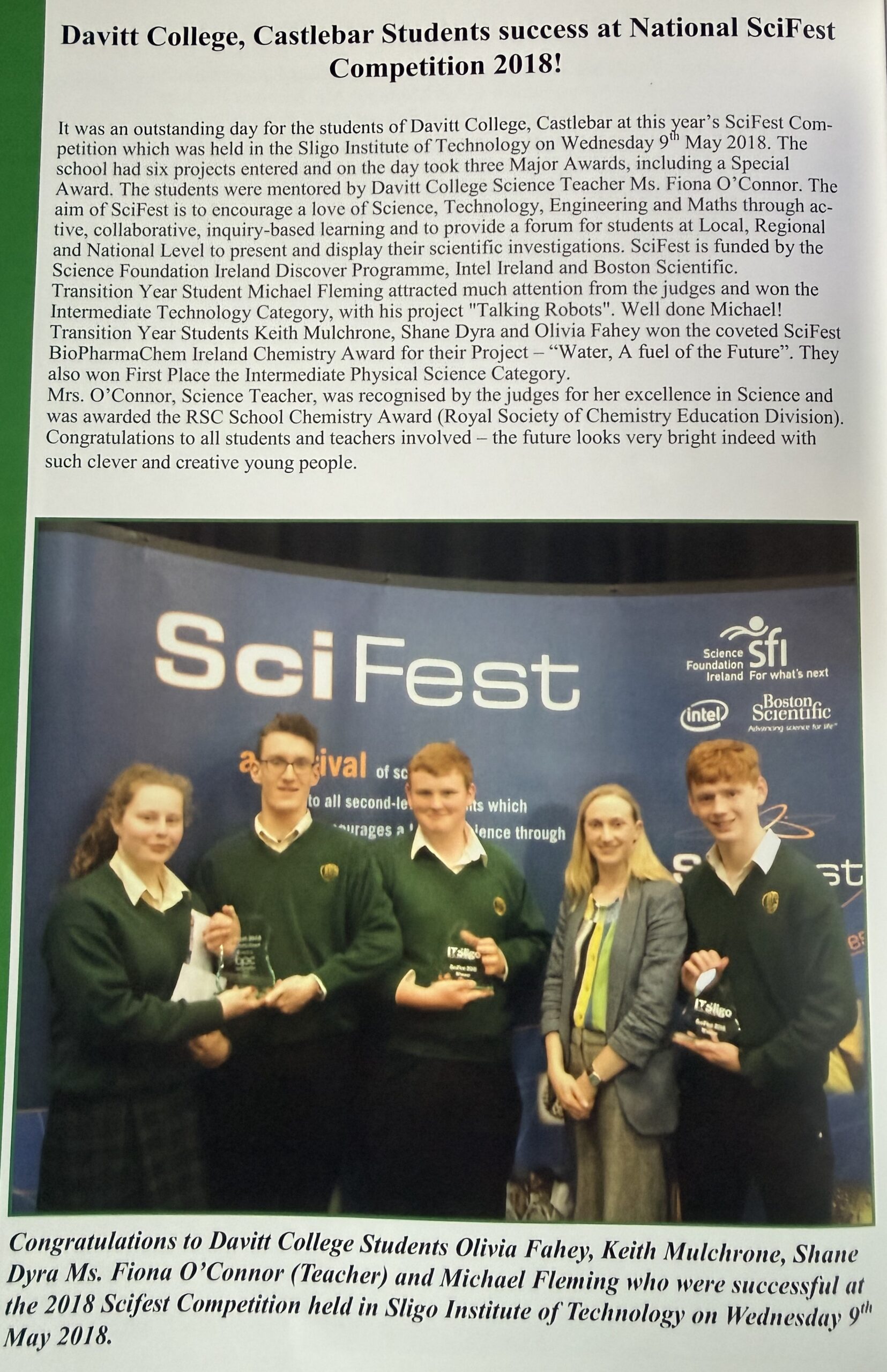 SciFest Winners
