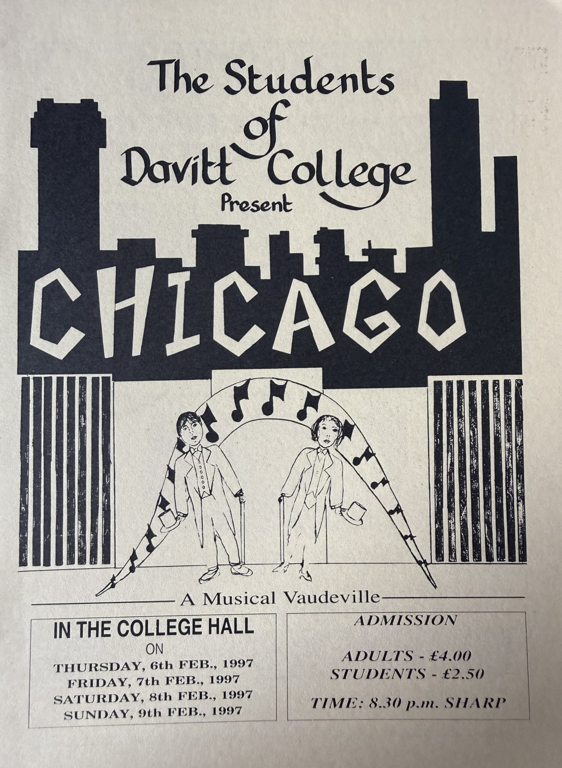 Chicago 1997 Production Poster