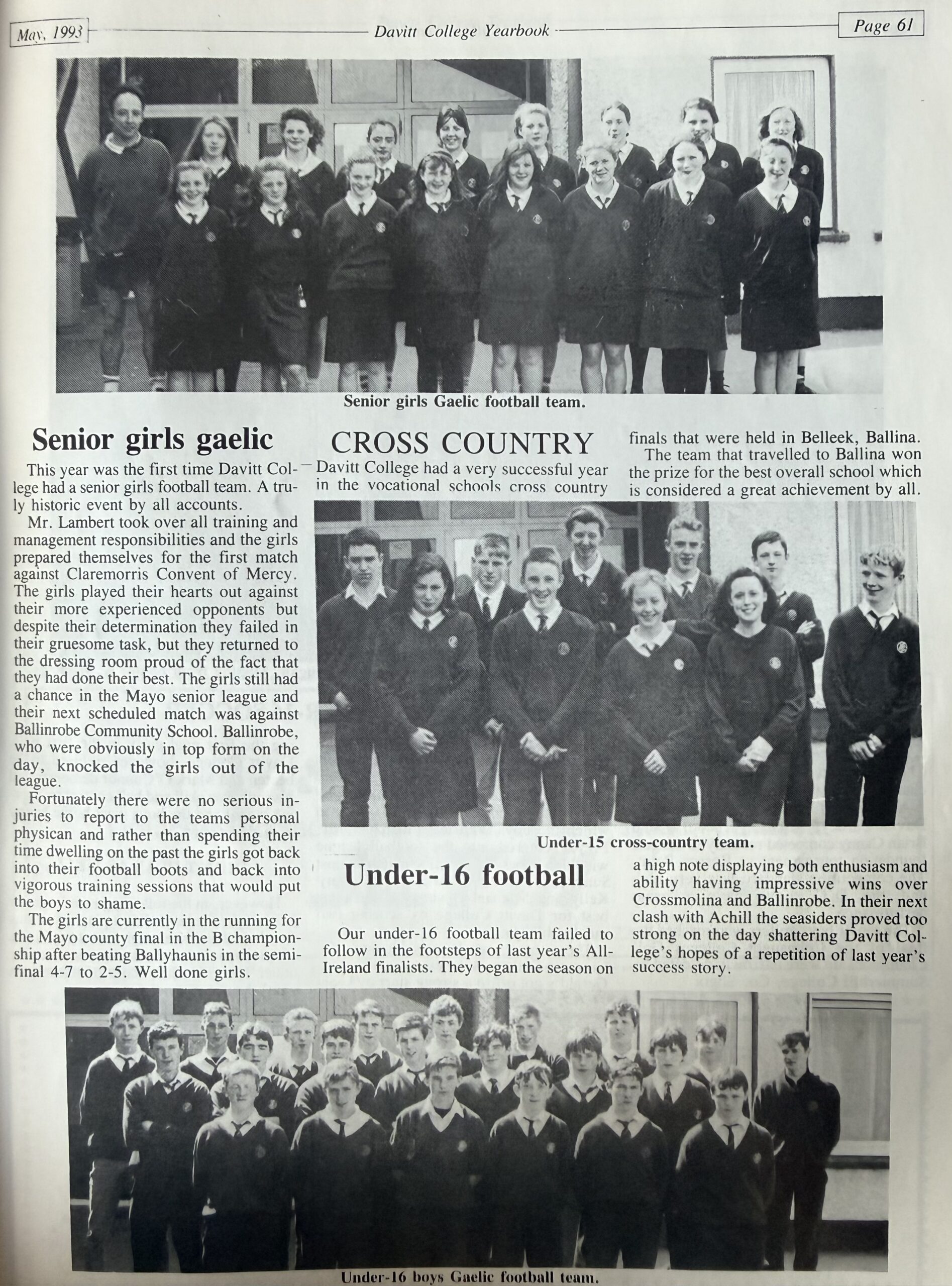 Senior Girls GAA