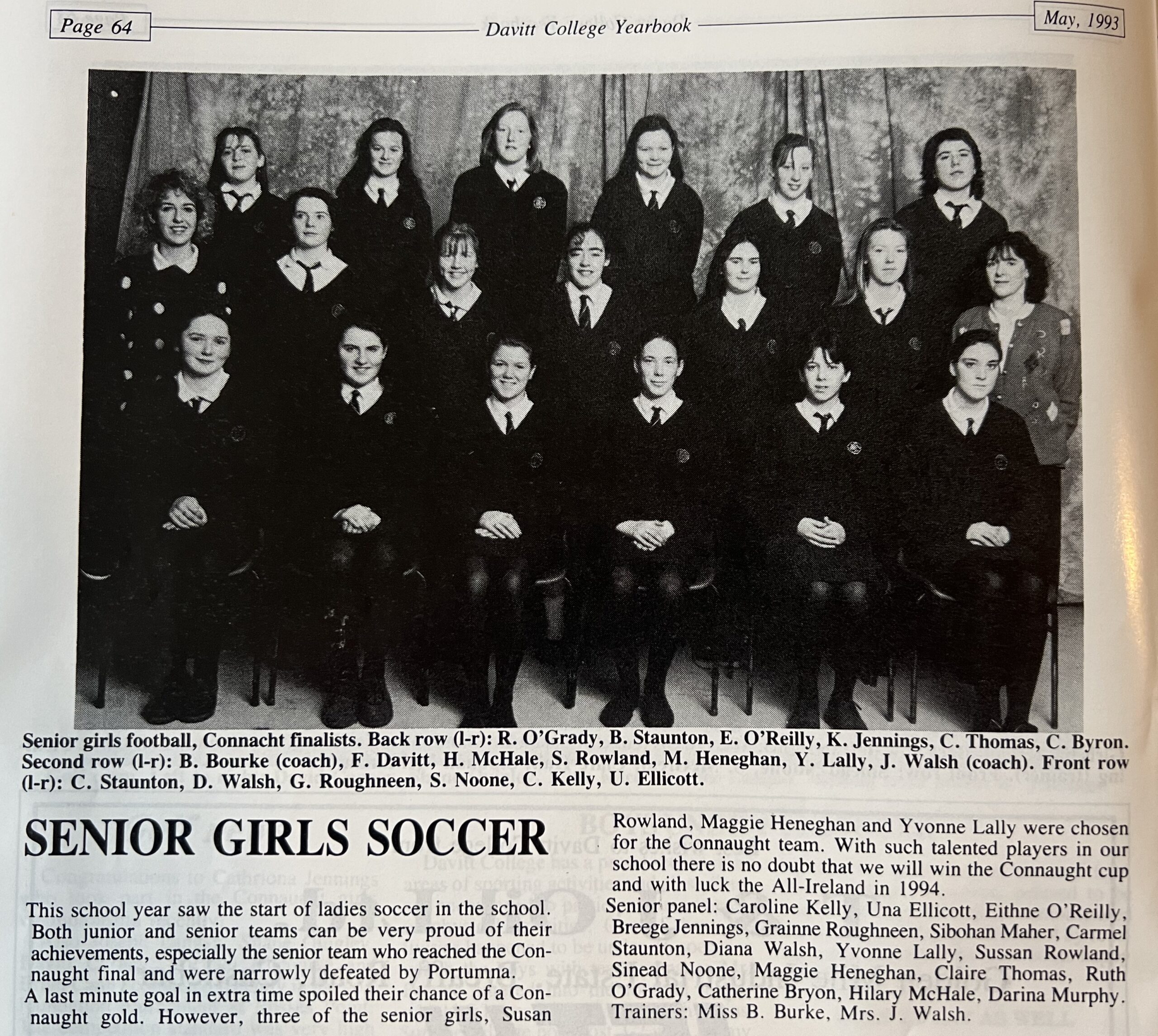 Senior Girls Soccer