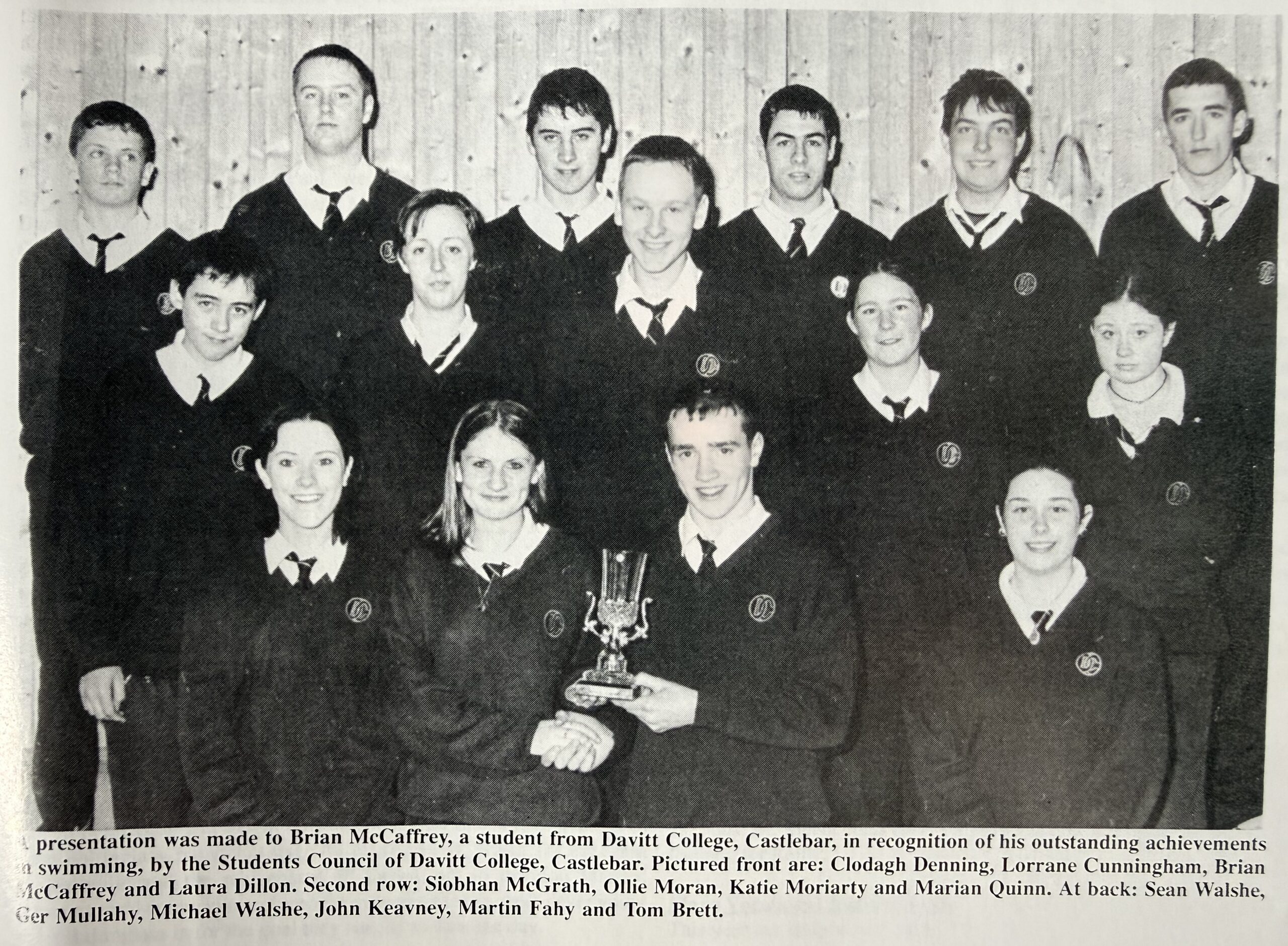 Brian McCaffrey Swimming