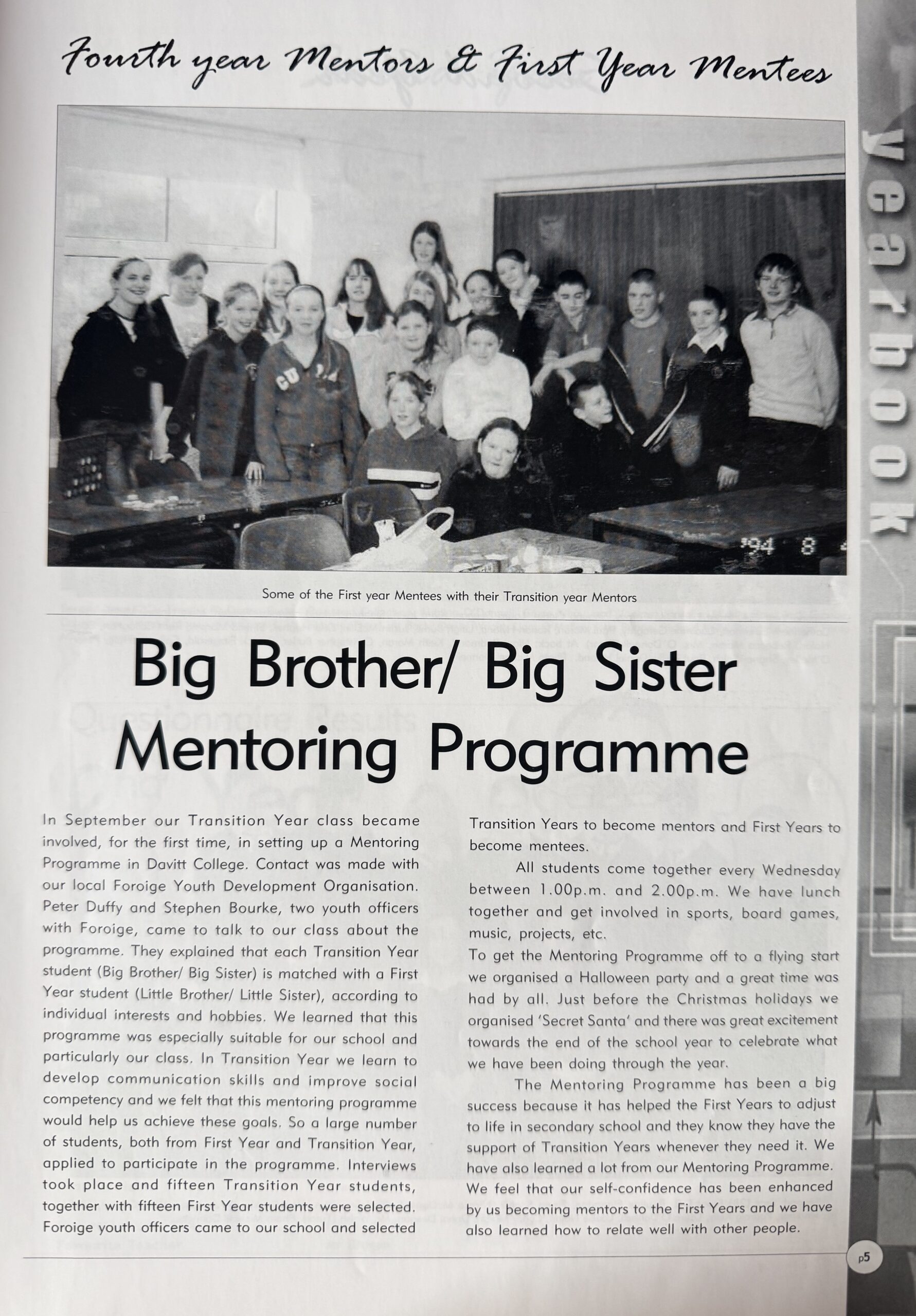 Mentoring Programme