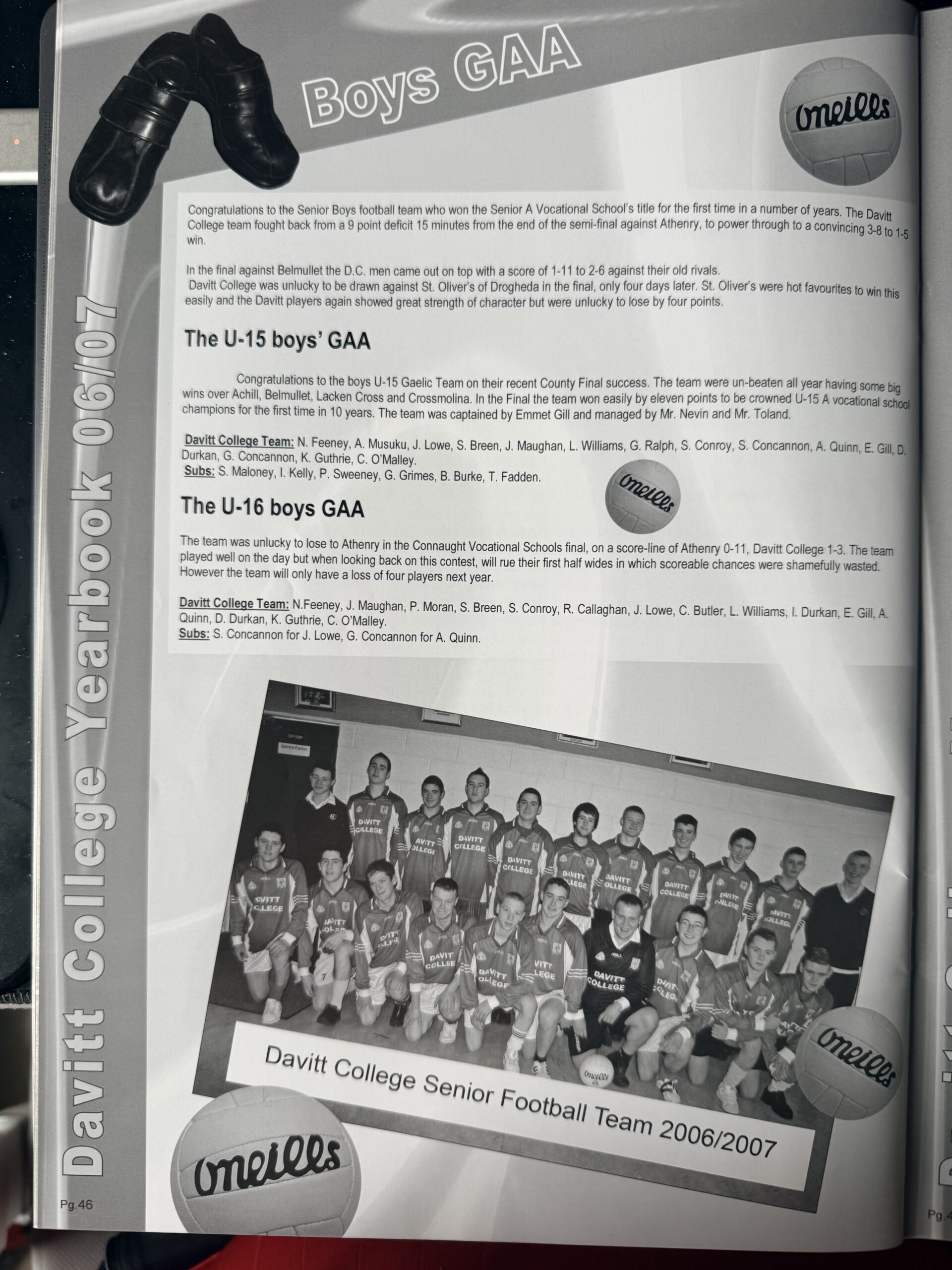 Boys GAA Team