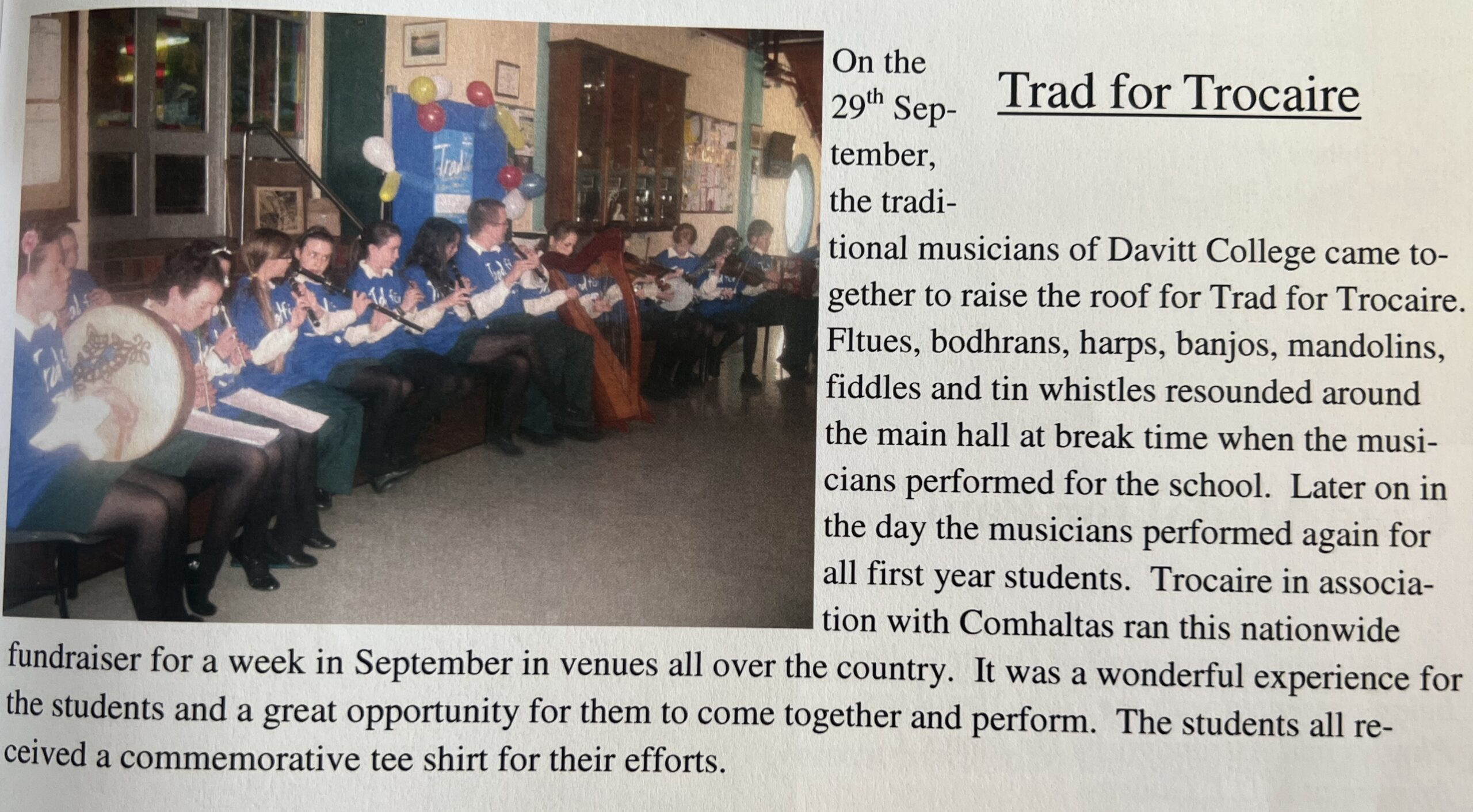 Trad for Trocaire