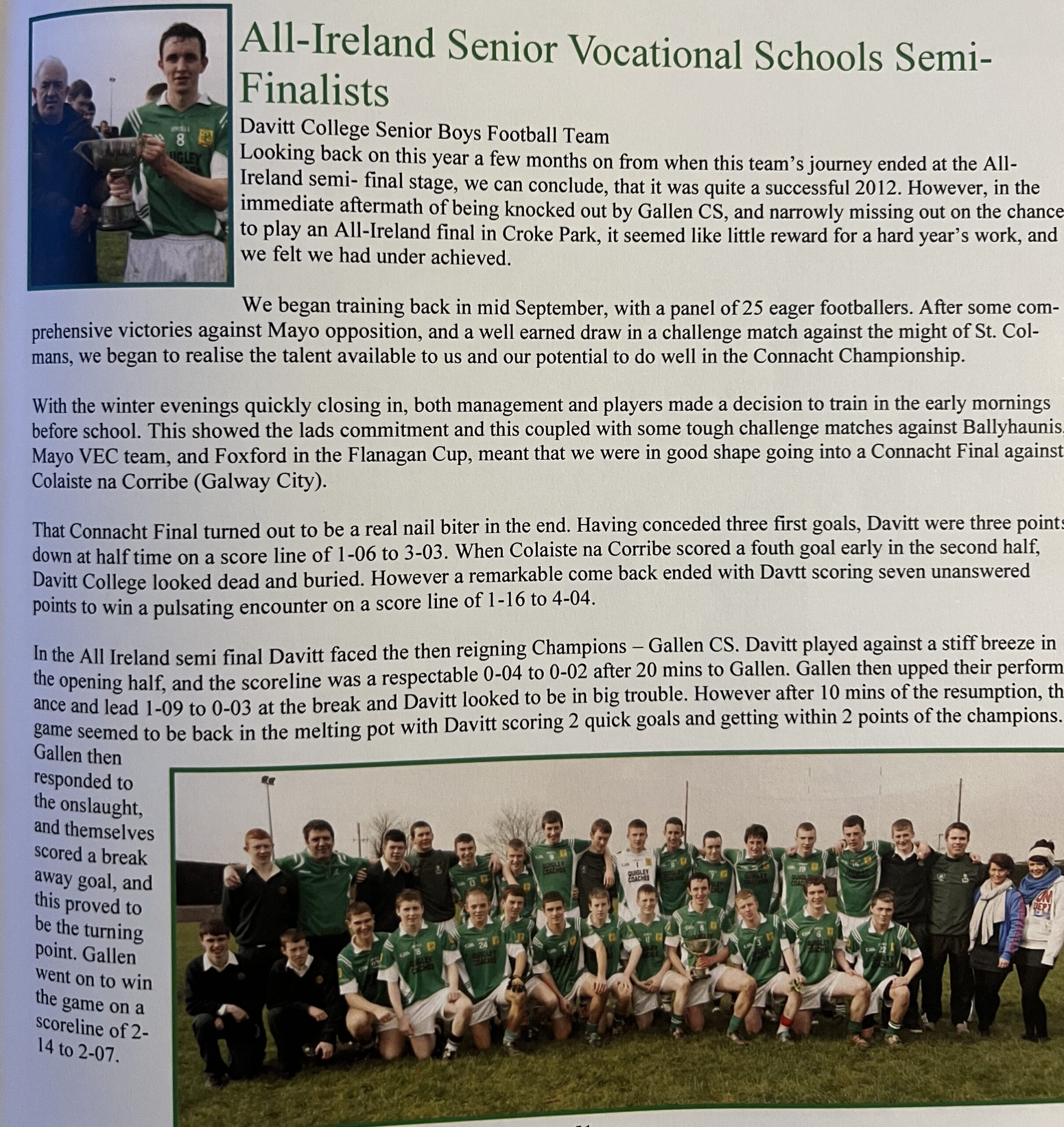 Senior Boys Football