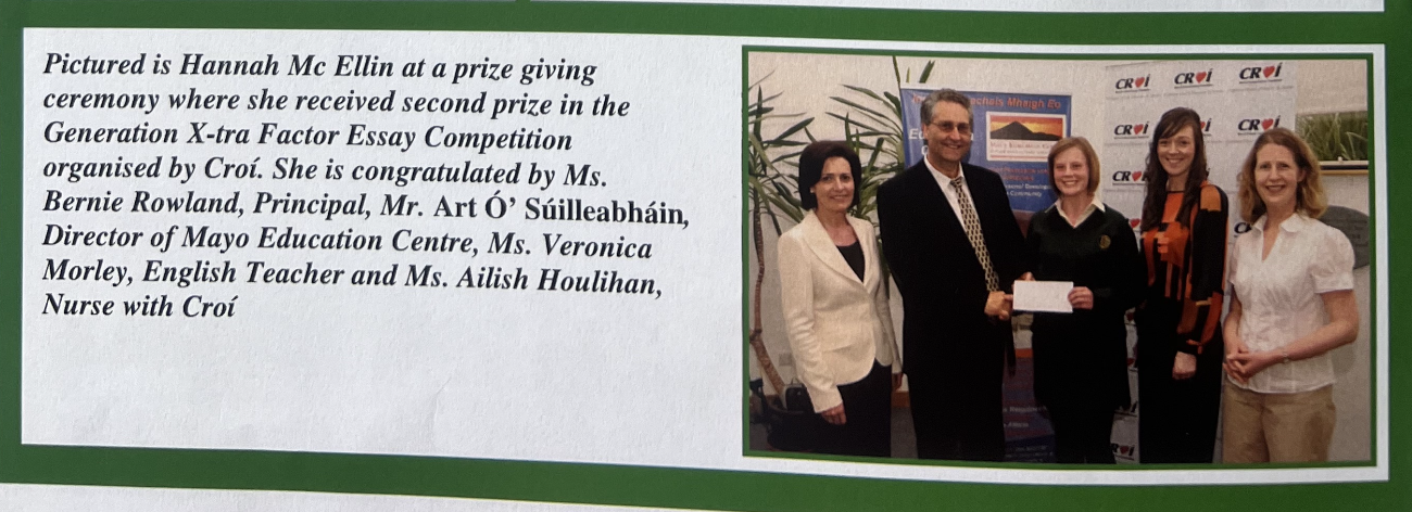 Hannah McEllin Croí Award