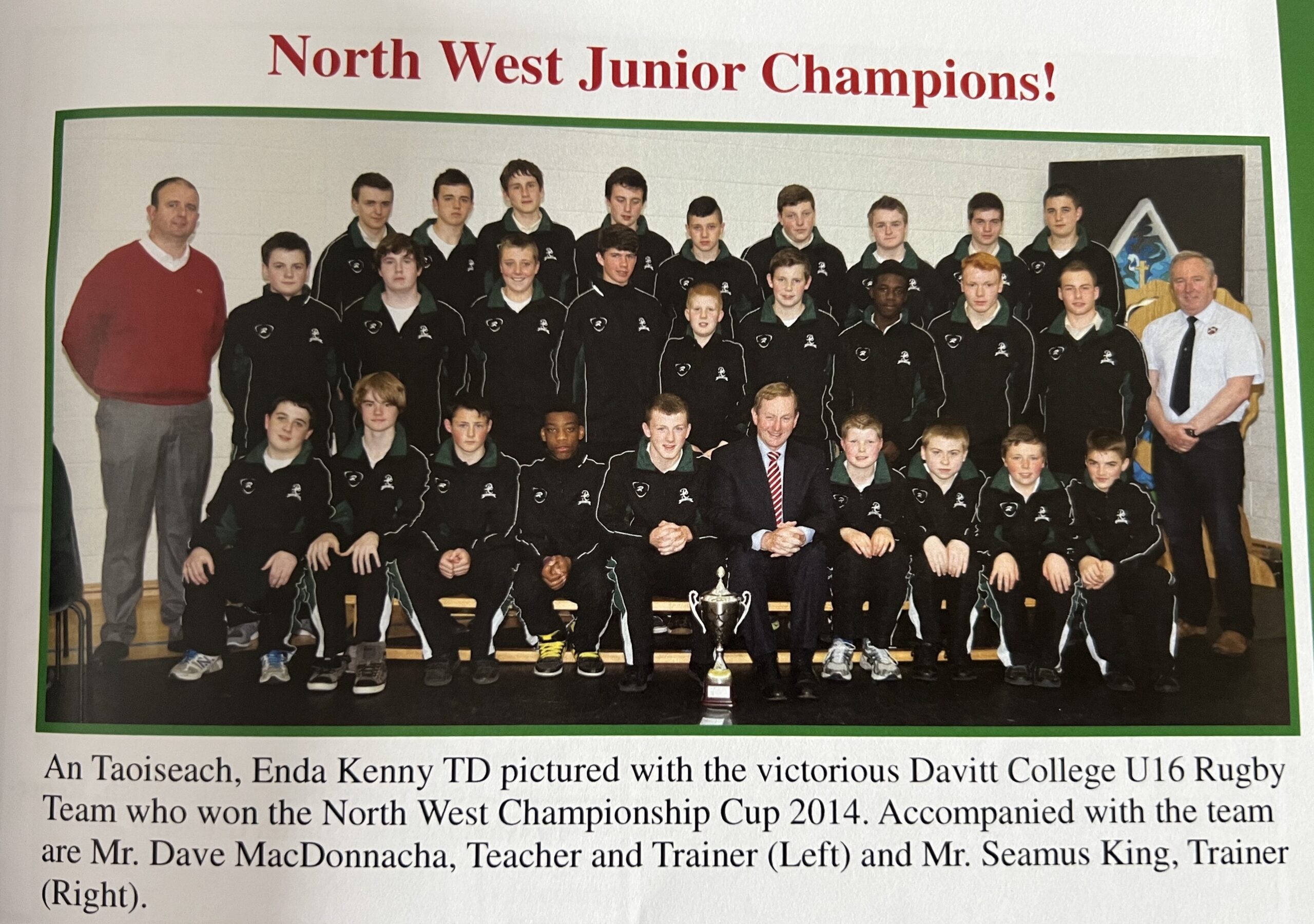 U16 Rugby Team
