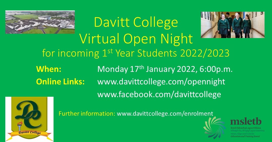Virtual Open Night 2022