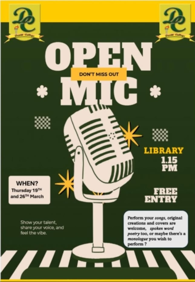 Open Mic Sessions