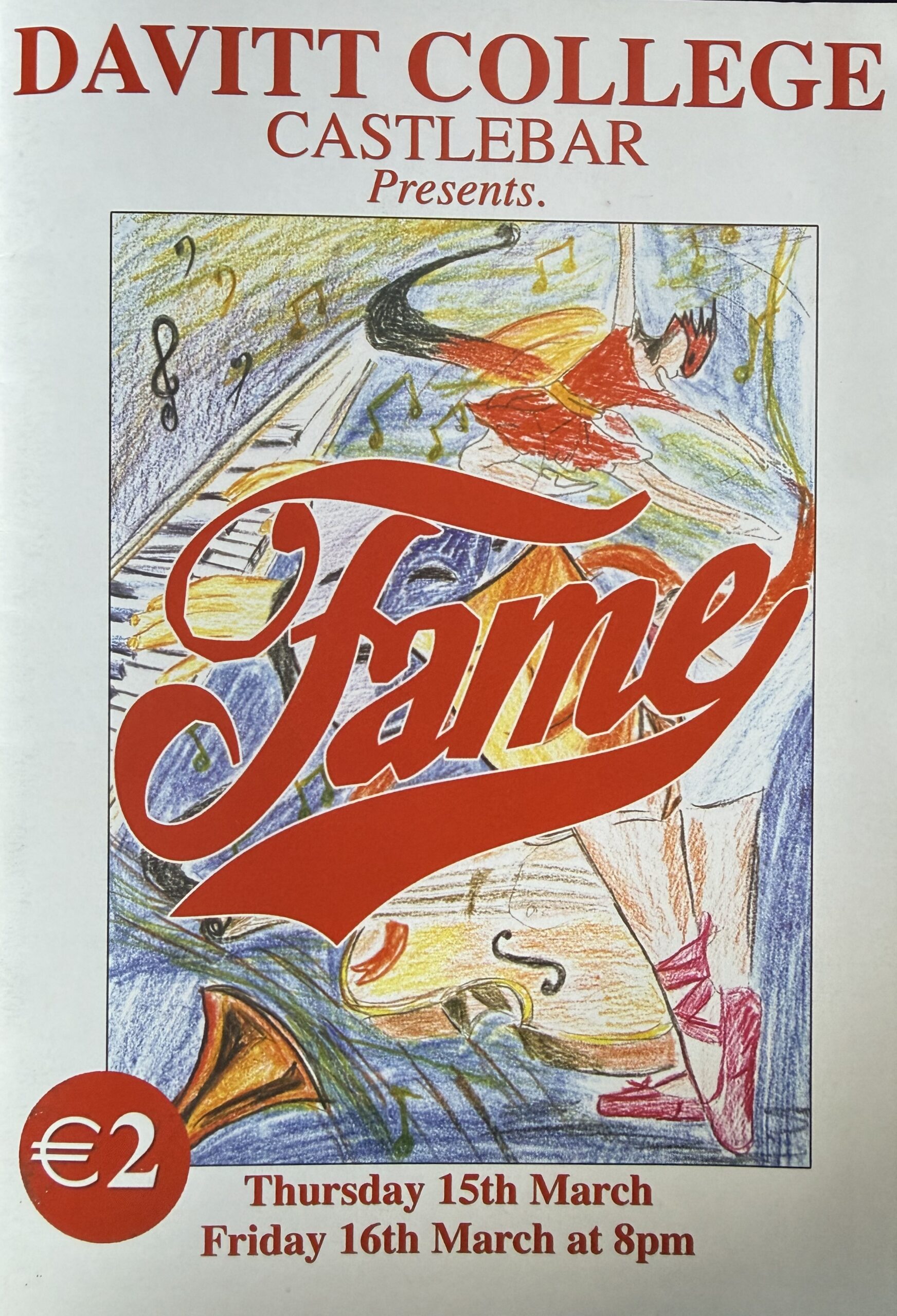Fame 2007 Production Poster