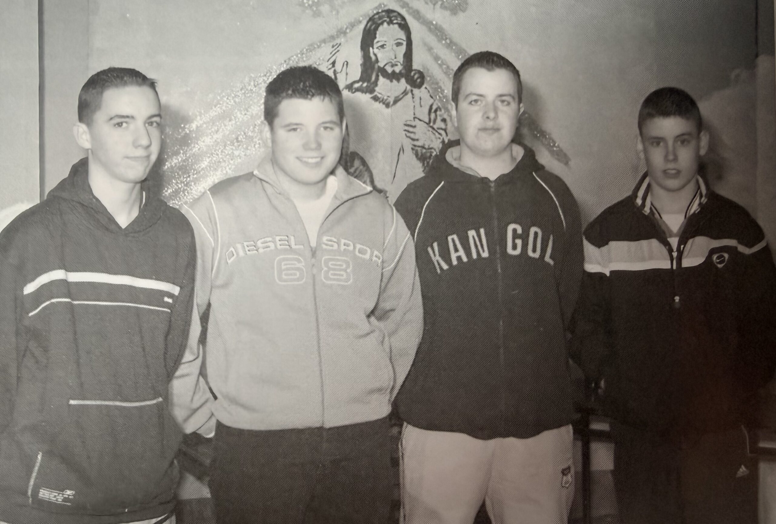 Kevin Concannon, Shane Horan, Brian McAndrew and Alan Cannon - the Gangsters