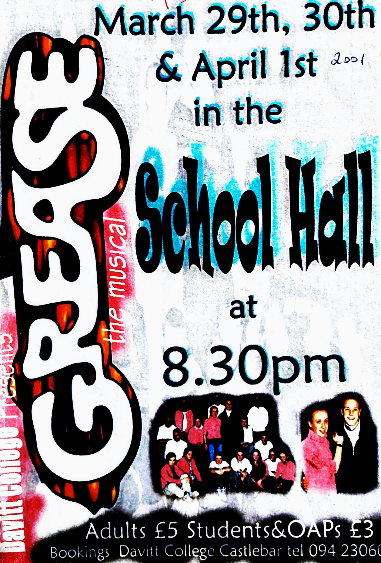 Grease 2001 Production Poster