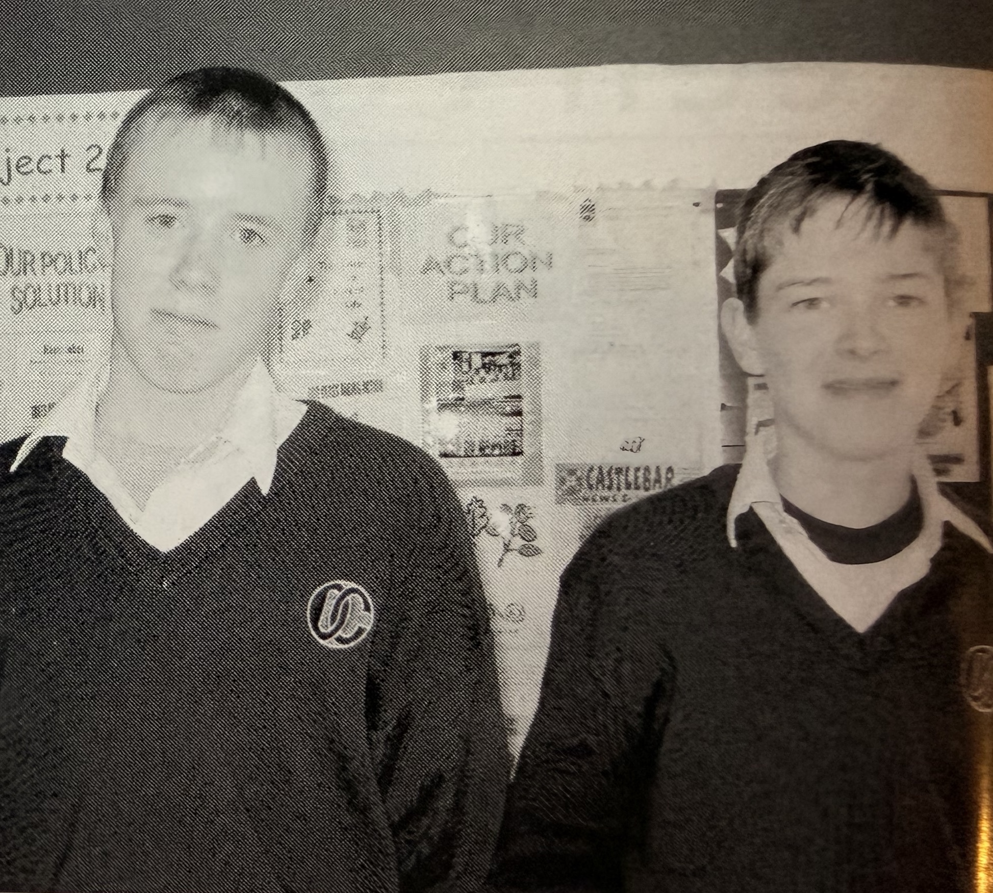 Jonathan McEllin and Martin Flanagan