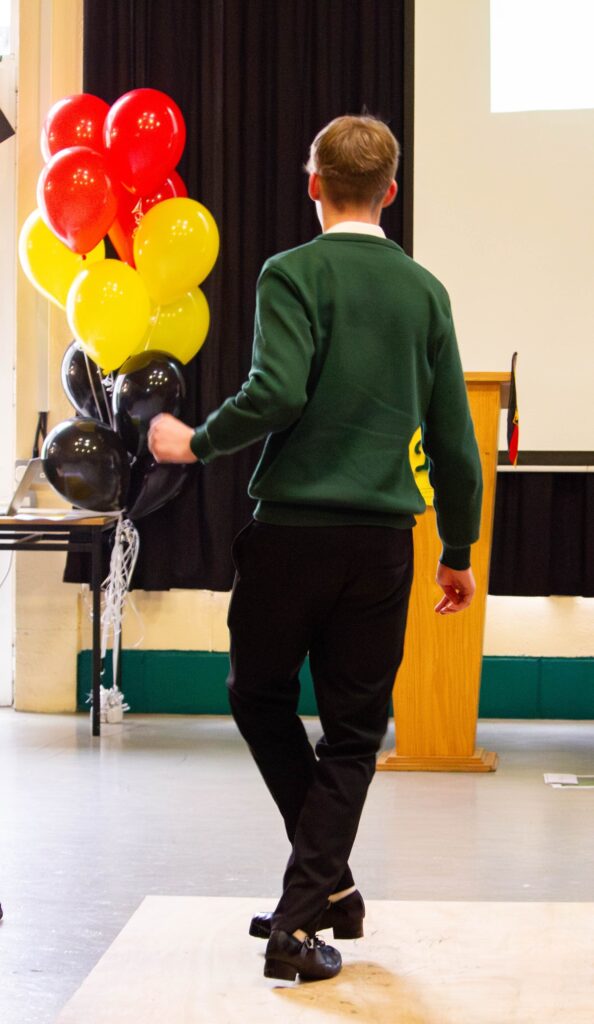 Special Irish dancing performance during Ambassador David Gill's visit