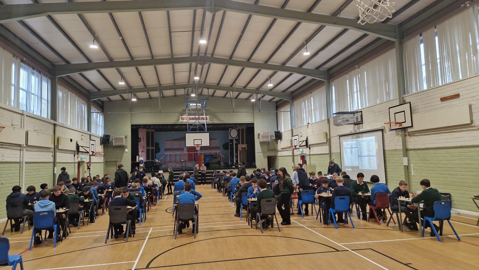 Davitt College chess tournament photograph 2