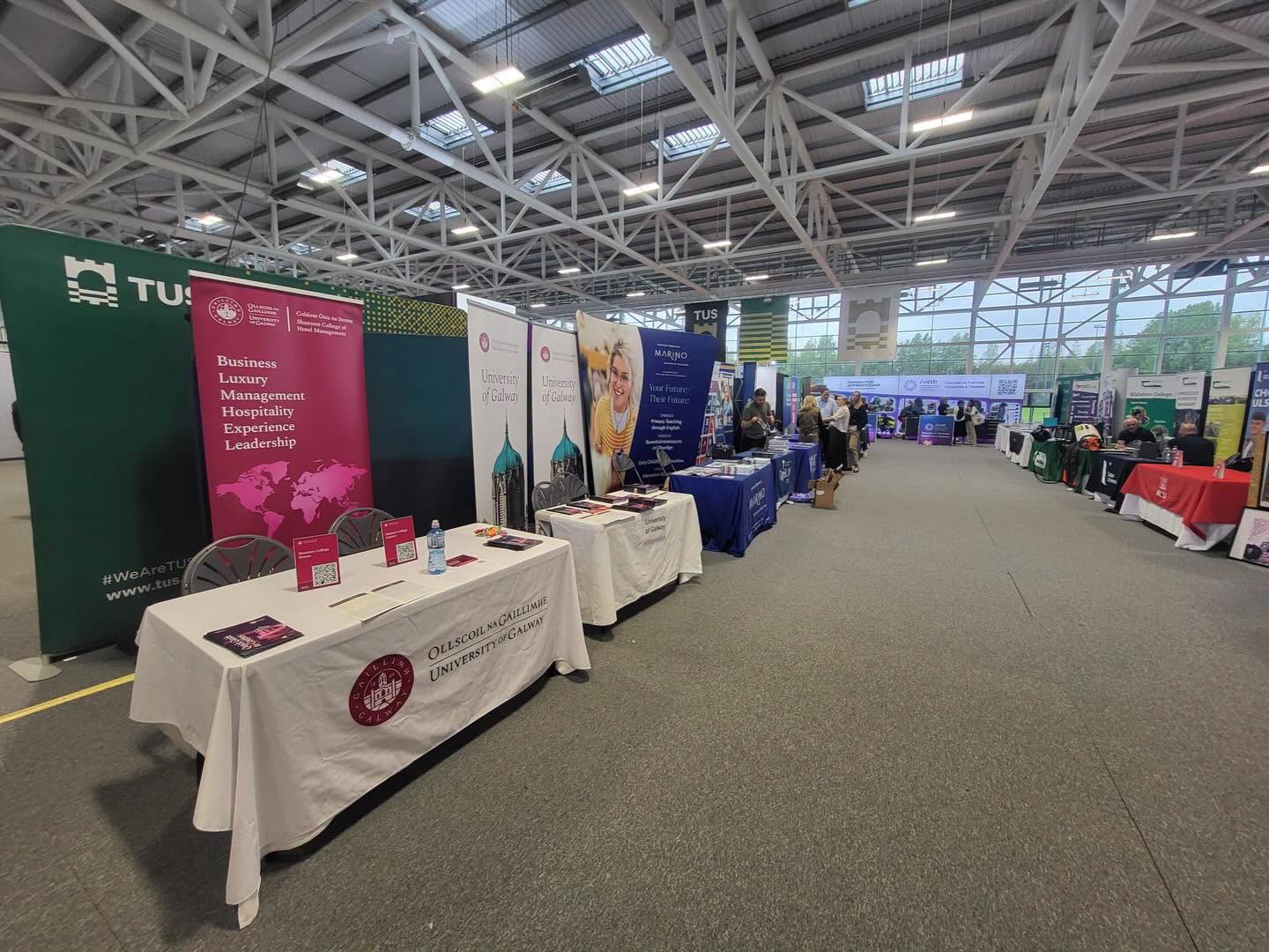 Students visiting the IGC Midlands College and Careers Fair