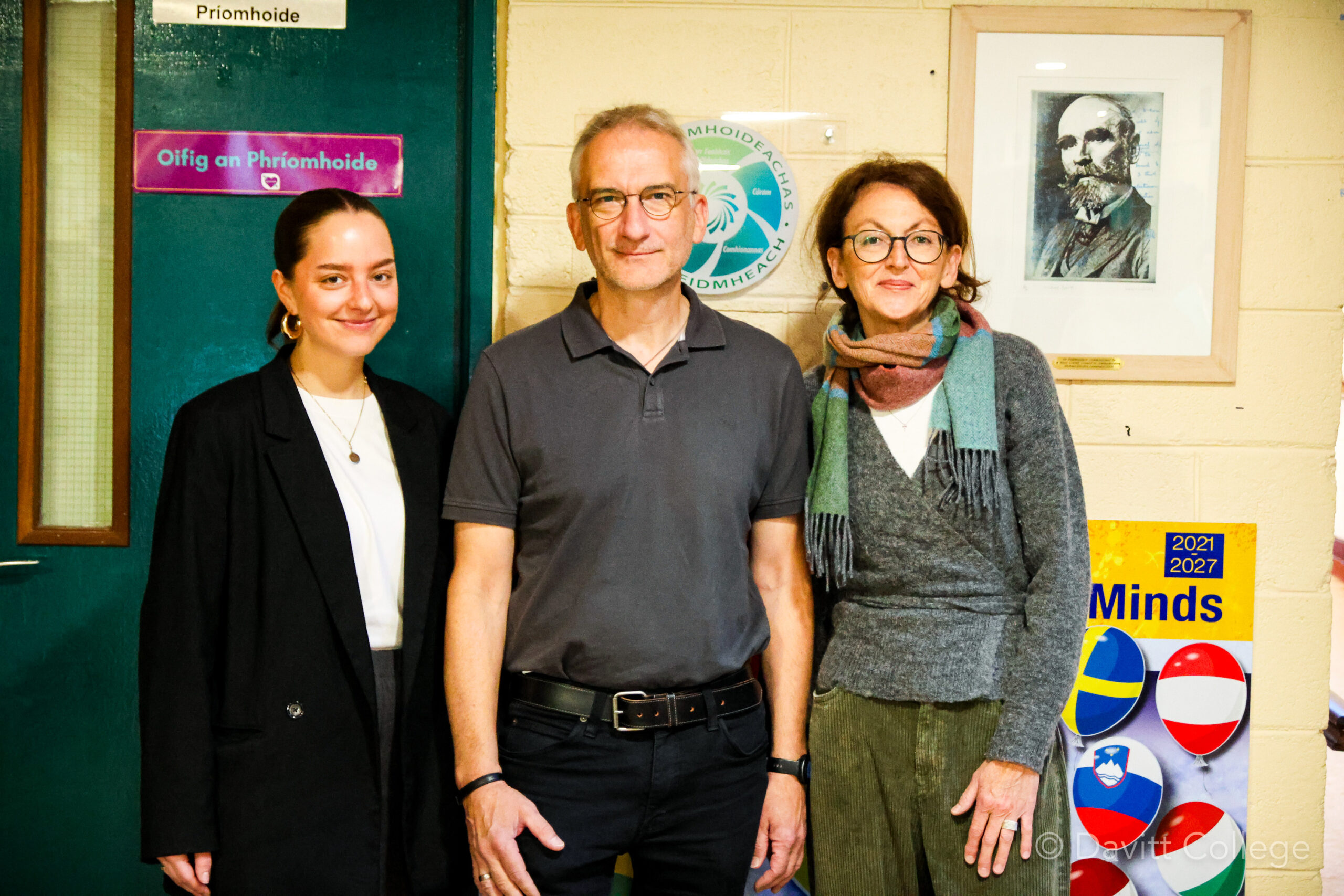Guests visiting Davitt College