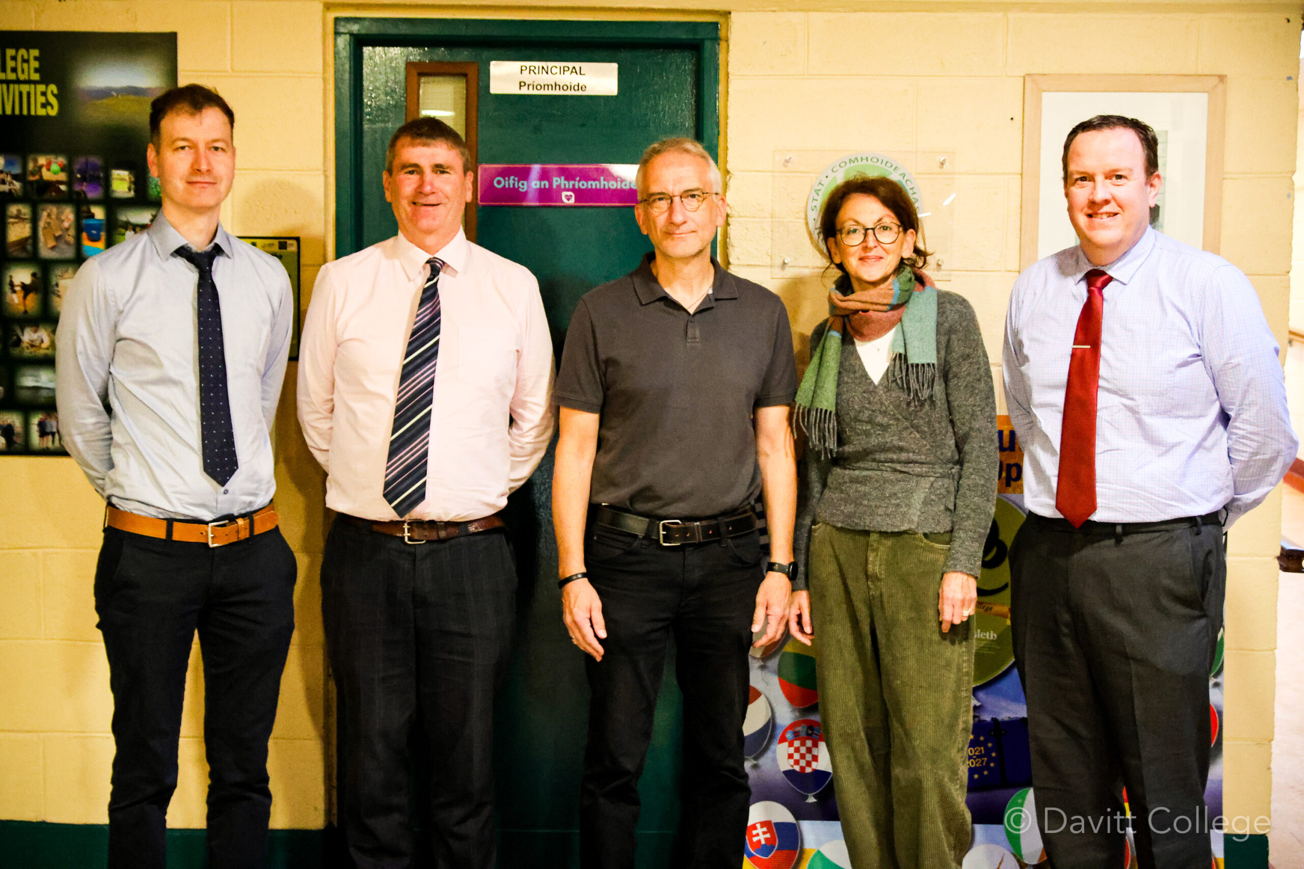 Visit to Davitt College by guests from Höchstadt